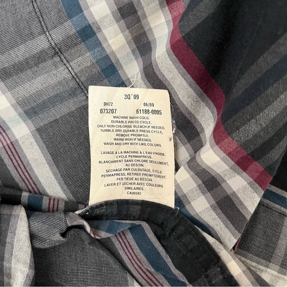 Levi’s Authentic Western Wear - vintage LVC - snaps plaid shirt - rare Delnap - Picture 10 of 10